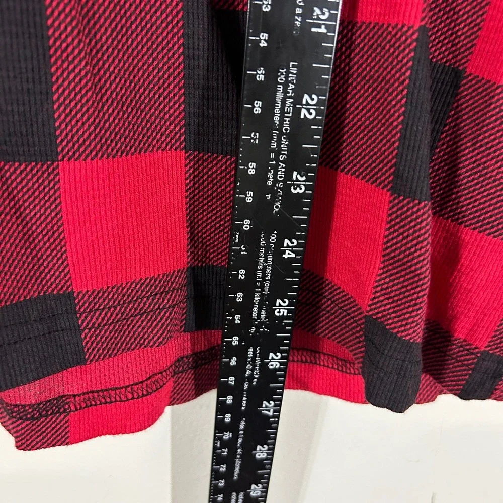 The Children's Place XL(14) Red Black Plaid Long Sleeve Top Boys